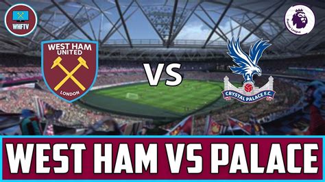 west ham vs crystal palace tickets